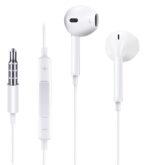 JOYROOM earphones με μικρόφωνο JR-EP1, 3.5mm σύνδεση, λευκά
