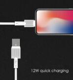 POWERTECH καλώδιο USB σε Micro USB eco PTR-0109, 12W 2.4A, 1m, λευκό - Image 2