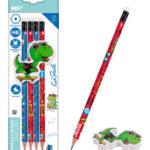 MP σετ ξύλινα μολύβια & γόμα