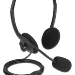 DELOCK headphones με μικρόφωνο