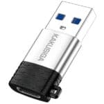 KAKUSIGA αντάπτορας USB-C σε USB KSC-1421, 5Gbps, 18W, γκρι