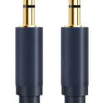 CABLETIME καλώδιο ήχου 3.5mm CT-AV301-H11G, gold plated, 1m, μπλε