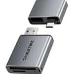 CABLETIME card reader CT-ACCD3-AG για SD & micro SD, USB 3.0, 5Gbps, γκρι