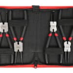 DELI σετ ασφαλειοτσίμπιδα DL104407 με θήκη, 175mm, 4τμχ