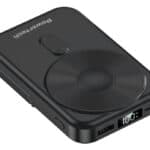 POWERTECH power bank με οθόνη PT-1416, 10000mah, magnetic wireless, 22.5W, μαύρο