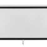 BRATECK οθόνη προβολής projector τοίχου/οροφής ESBA100, 221x124cm, 16:9/100", πτυσσόμενη