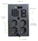 POWERTECH UPS Line Interactive PT-1900LIU, 1900VA, 1140W - Image 2