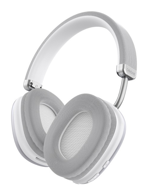 A39-SL-1 CELEBRAT headphones A39, ασύρματα & ενσύρματα, micro SD, 40mm, 400mAh, ασημί - Image 2