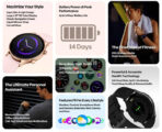 ZEBLAZE smartwatch Btalk 2 Lite, heart rate, 1.39" IPS, IP68, μπλε - Image 2