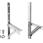 HOME USE επιτοίχια βάση κλιματιστικού HUH-0250, 410x490mm, ανοξείδωτη, έως 180kg