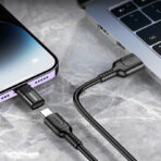 KAKUSIGA αντάπτορας Lightning σε USB-C KSC-1408, 480Mbps, 2A, μαύρος - Image 2