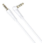 KAKUSIGA καλώδιο ήχου 3.5mm KSC-521, AUX, 90°, HiFi 1m, λευκό - Image 2