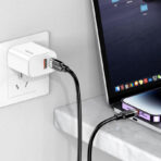KAKUSIGA καλώδιο Lightning σε USB-C KSC-995, σιλικόνης, 30W, 480Mbps, 1m, λευκό - Image 2