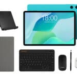 TECLAST tablet P33 με πληκτρολόγιο/ποντίκι/στυλό αφής/θήκη/βάση, 10.1", 3/64GB, Android 15, 6000mAh, μπλε