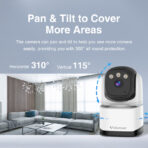 VSTARCAM smart κάμερα CS995, 3MP, WiFi, PTZ, SD - Image 2