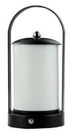 POWERTECH LED επιτραπέζιο φωτιστικό HLL-0192 με λαβή, ρυθμιζόμενο, επαναφορτιζόμενο, μαύρο