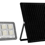 POWERTECH LED ηλιακός προβολέας PT-1458 με τηλεχειριστήριο, αισθητήρας κίνησης, 180W, 4000K, 2000lm, IP66