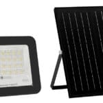 POWERTECH LED ηλιακός προβολέας PT-1461 με τηλεχειριστήριο, 30W, 4000K, 400lm, IP66