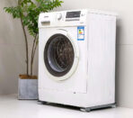 BRATECK βάση λευκών συσκευών WMS11-4 με ρόδες, ρυθμιζόμενη, έως 300kg, γκρι - Image 2