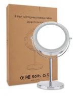 Καθρέφτης δύο όψεων TOOL-0041, με φωτισμό LED, 10x zoom - Image 3