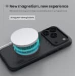 NILLKIN θήκη Super Frosted Shield Pro Magnetic για Apple iPhone 17 Pro, μαύρη - Image 2