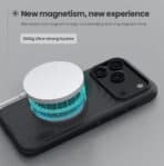 NILLKIN θήκη Super Frosted Shield Pro Magnetic για Apple iPhone 17 Pro Max, μαύρη - Image 2