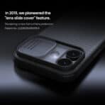 NILLKIN θήκη CamShield Pro για Apple iPhone 17, διάφανη/μαύρη - Image 2