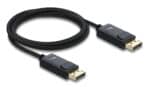 DELOCK καλώδιο DisplayPort 2.1 81672, 16K/60Hz, 80 Gbps, 2m, μαύρο - Image 2