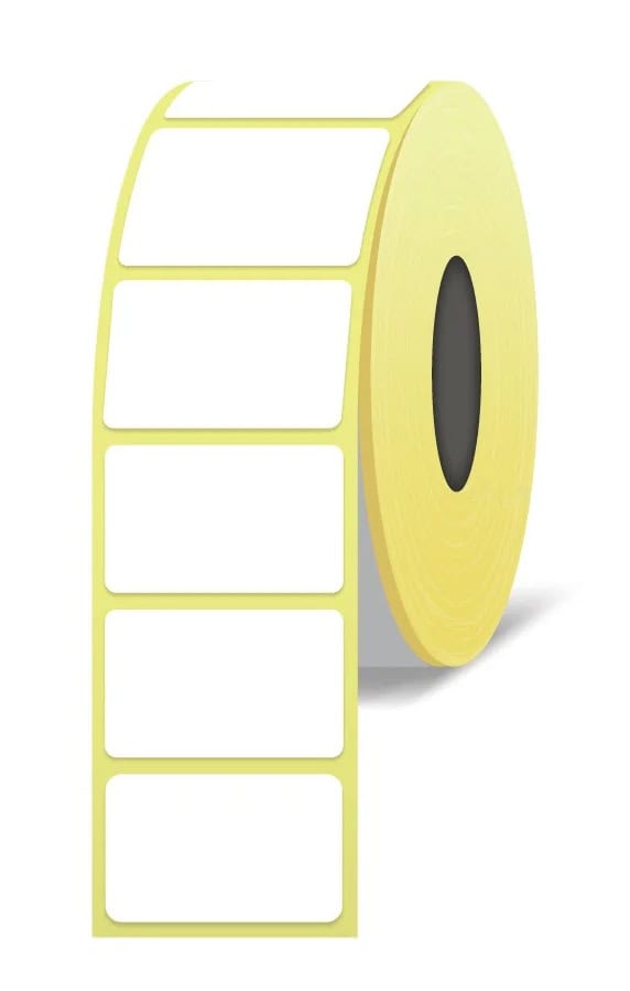 BO-41 BURN OUT ρολό θερμικών αυτοκόλλητων ετικετών BO-41, 40x25mm, 1000 ετικέτες, λευκό - Image 1