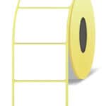 BURN OUT ρολό θερμικών αυτοκόλλητων ετικετών BO-42, 58x43mm, 700 ετικέτες, λευκό