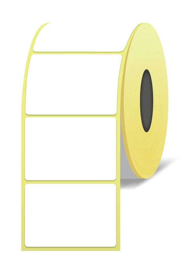 BO-42 BURN OUT ρολό θερμικών αυτοκόλλητων ετικετών BO-42, 58x43mm, 700 ετικέτες, λευκό - Image 1