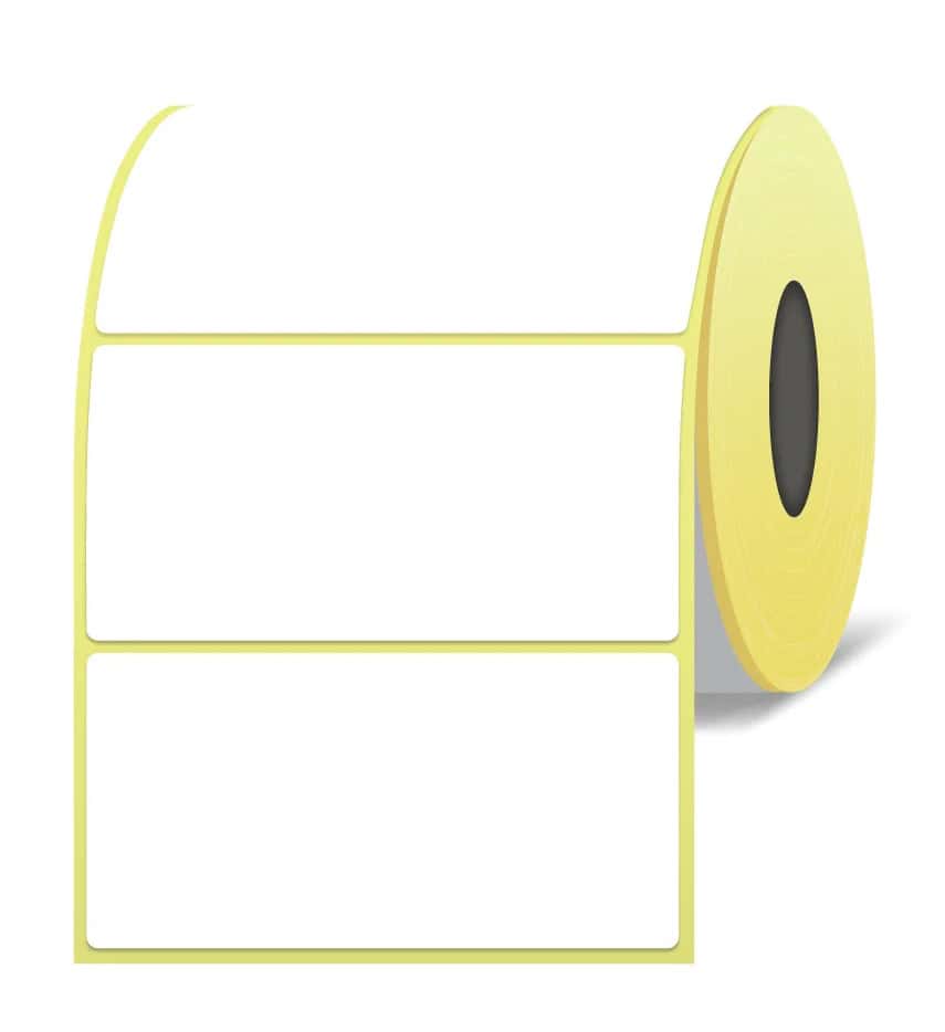 BO-43 BURN OUT ρολό θερμικών αυτοκόλλητων ετικετών BO-43, 70x40mm, 700 ετικέτες, λευκό - Image 1