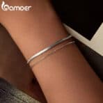 BAMOER βραχιόλι BSB193, ασήμι 925, ασημί - Image 2