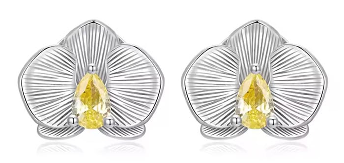 BSE1170 BAMOER σκουλαρίκια καρφωτά BSE1170 με κυβική ζιρκόνια, ασήμι 925, ασήμι - Image 1