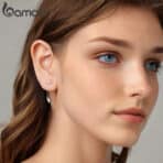 BAMOER σκουλαρίκια καρφωτά BSE1240 με κυβική ζιρκόνια, ασήμι 925, ασήμι - Image 2