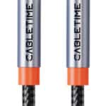 CABLETIME καλώδιο ήχου 3.5mm CT-AM35M, gold plated, 1.5m, μαύρο