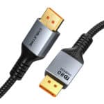 CABLETIME καλώδιο DisplayPort 2.1 CT-DP16K, VESA Certified, 16K/60Hz, 80 Gbps, 2m, μαύρο