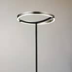 POWERTECH LED φωτιστικό δαπέδου HLL-0204, 42W, 4000K, Φ38x157cm, ασημί/μαύρο - Image 2