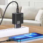 KAKUSIGA φορτιστής τοίχου KSC-1239, USB & USB-C, 20W, λευκός - Image 2