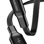 KAKUSIGA καλώδιο USB-C σε USB KSC-999, 5A, 480Mbps, flat, 1m, μαύρο