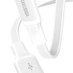 KAKUSIGA καλώδιο USB-C σε USB KSC-999, 5A, 480Mbps, flat, 1m, λευκό