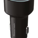 POWERTECH φορτιστής αυτοκινήτου PT-1539, USB & USB-C, 85W, μαύρος