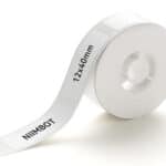 NIIMBOT ρολό θερμικών αυτοκόλλητων ετικετών T12X40-160-WH, 12x40mm, 160 ετικέτες, λευκό