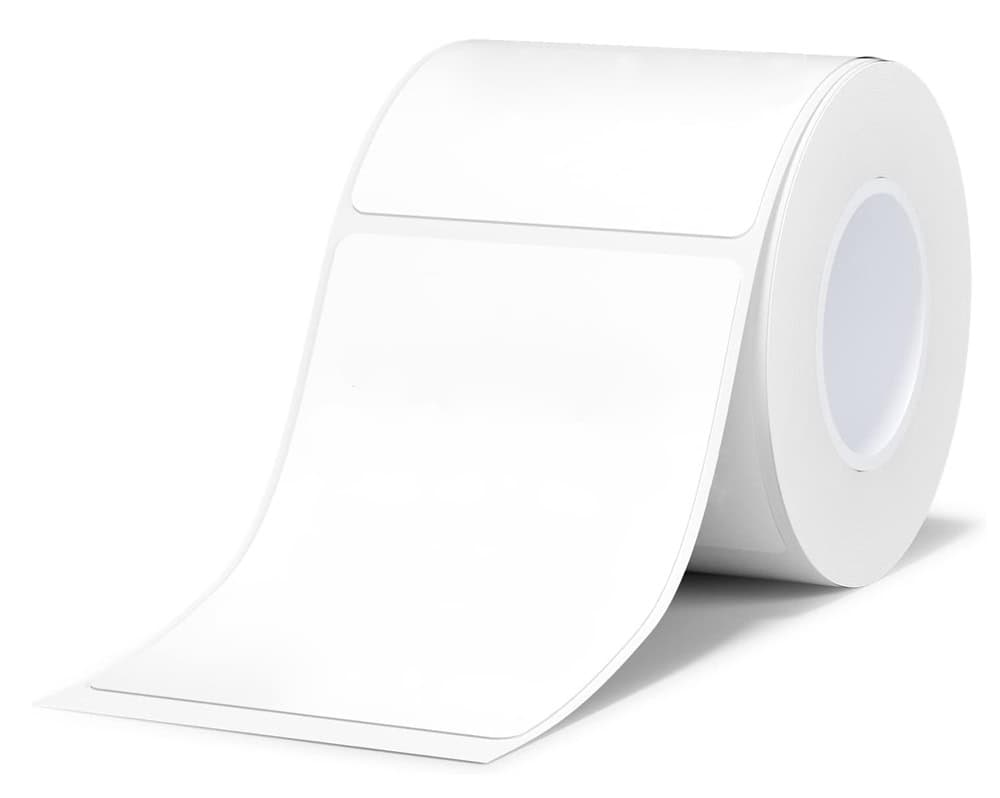 T40X60-125-WH NIIMBOT ρολό θερμικών αυτοκόλλητων ετικετών T40X60-125-WH, 40x60mm, 125 ετικέτες, λευκό - Image 1
