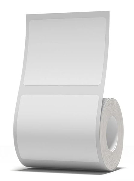 T50X40-180-WH NIIMBOT ρολό θερμικών αυτοκόλλητων ετικετών T50X40-180-WH, 50x40mm, 180 ετικέτες, λευκό - Image 1