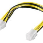 GOOBAY καλώδιο 4pin σε 8pin ATX12 P4 51358, 0.2m