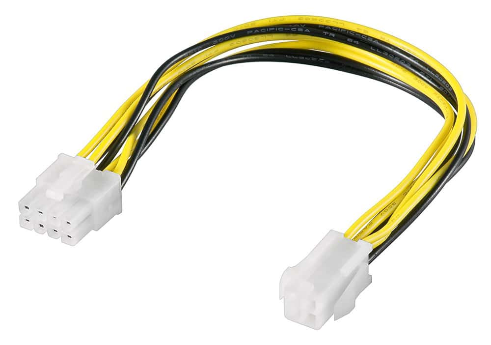 51358 GOOBAY καλώδιο 4pin σε 8pin ATX12 P4 51358, 0.2m - Image 1