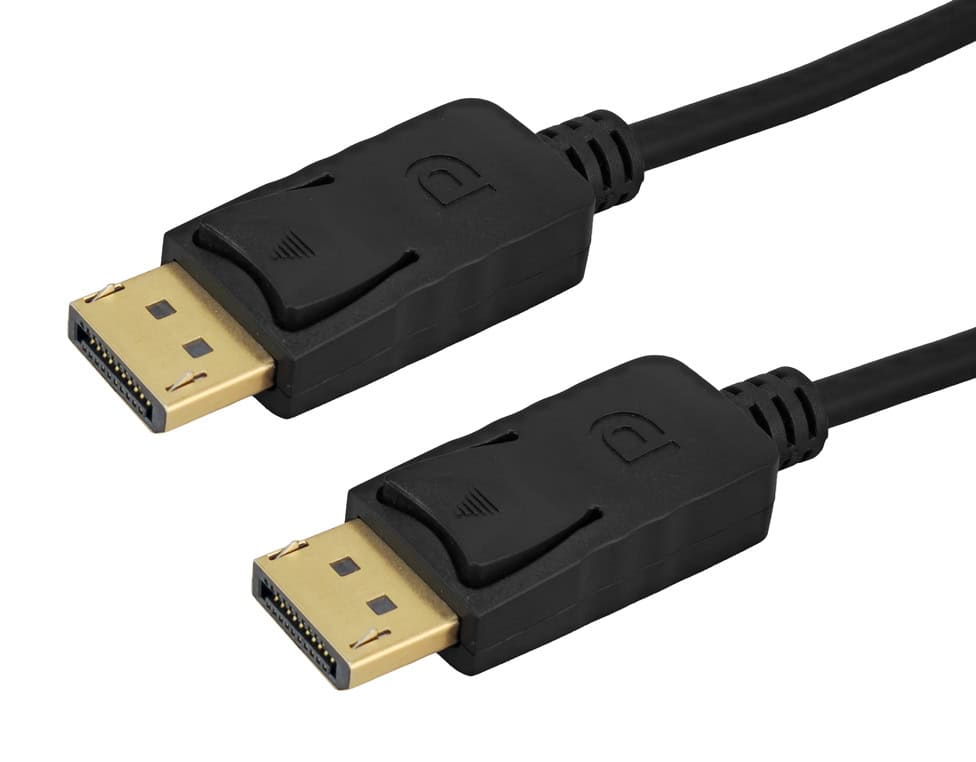 CAB-DP084 POWERTECH καλώδιο DisplayPort CAB-DP084, 4K/60Hz, 18 Gbps, 2m, μαύρο - Image 1