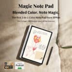 XP-PEN έγχρωμο ψηφιακό σημειωματάριο Magic Note Pad με γραφίδα, 10.95", 6/128GB, Android 14, 8000mAh, λευκό - Image 2
