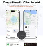 MILI smart tag LiTag Duo για iOS & Android συσκευές, Bluetooth tracker, μαύρο - Image 2